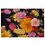 Sciarpa stampata floreale Gucci con bordo rosso Multicolore - vista 6
