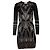 Alice by Temperley Vestido de lurex estampado Alice de Temperley Negro