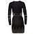 Alice by Temperley Vestido de lurex estampado Alice de Temperley Negro - vista 3