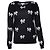 Joie Kaschmirmischpullover mit Banddruck Schwarz