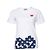 Comme Des Garcons Camiseta blanca Play Comme des Garçons Blanco