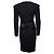 Gianni Versace Kleid mit riesigem Schleife Schwarz