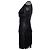 Lederfransenkleid Philipp Plein Schwarz - Ansicht 3