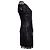 Lederfransenkleid Philipp Plein Schwarz - Ansicht 4