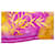 Bufanda rosa Atelier Versace con estampado de selva  - vista 5