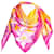 Bufanda rosa Atelier Versace con estampado de selva  - vista 6