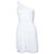 Robe drapée à une épaule Pinko Blanc