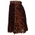 Falda plisada estampada de leopardo Gianni Versace Couture Castaño - vista 3