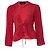 Autre Marque Blusa envolvente Realisation con estrellas Roja