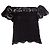 Top de encaje negro Twin Set