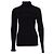 Autre Marque Schwarzer Ripp-Turtleneck von Goldsign