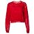 Autre Marque Suéter rojo desgastado de algodón Citizen Roja