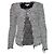 Blazer tecido preto e branco IRO