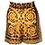 Bermuda impresso Barocco de Gianni Versace Couture Marrom - vista 2