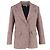 Chloé Single-Breasted Tweed Blazer with Pockets in Multicolor Wool Multiple colors