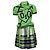 Conjunto twin Christian Dior en verde