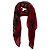 Foulard in seta Hermès Astres et Soleils in rosso - vista 2