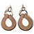 Hermès Villevolt GM Swift Earrings Brown Beige - view 2