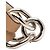 Hermès Villevolt GM Swift Earrings Brown Beige - view 6