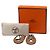 Hermès Villevolt GM Swift Earrings Brown Beige - view 8