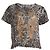 Camiseta Philipp Plein con estampado de leopardo Multicolor