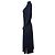 Abito maxi stretch blu navy Filippa K Sport - vista 3