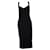 Schwarzes Kleid von Dolce & Gabbana mit Logo-Trägern  - Ansicht 1