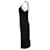 Schwarzes Kleid von Dolce & Gabbana mit Logo-Trägern  - Ansicht 4