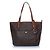 Michael Kors Jet Set Canvas Logo Shopper Braun