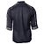 Offene bestickte blaue Bluse von Vanessa Bruno - Ansicht 3