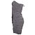 Vestido drapeado sin tirantes Blumarine Gris - vista 5