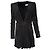 Verzierte Minikleid von Saint Laurent Schwarz