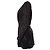 Verzierte Minikleid von Saint Laurent Schwarz - Ansicht 2