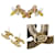 Timeless Orecchini Chanel Coco Mark D'oro Metallico  - vista 3