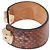 Everyday Pulseira de couro de python Balenciaga Marrom - vista 5