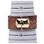 Everyday Pulseira de couro de python Balenciaga Marrom - vista 6