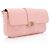 Borsa a spalla MCM Visetos in pelle di vitello logo Mode Travia piccola Rosa - vista 2