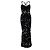 Gianni Versace Couture Maxikleid Schwarz