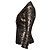 Blazer in jacquard tessuto Balmain in nero e oro - vista 3