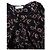 Vestido midi Sandro con estampado floral de amor Negro - vista 6