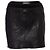 Falda mini de cuero elástico Isabel Marant Negro