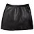 Falda mini de cuero elástico Isabel Marant Negro - vista 5