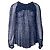 Blusa impresa transparente Isabel Marant Étoile Azul