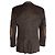 Brauner Ripp-Wollblazer von Giorgio Armani - Ansicht 2