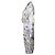 Abito maxi floreale OFF white Multicolore - vista 4