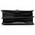Borsa a Spalla Fendi Kan I Small in Pelle di Vitello Embossata FF Nero - vista 4