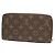 Cartera Zippy Monogram Largo de Louis Vuitton Castaño - vista 2