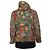 Parka acolchoada com estampa de cobra Flora da Gucci Verde - vista 2