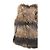 Chaleco de piel beige Deluxe Zadig & Voltaire Castaño - vista 5