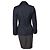 Traje militar a rayas de Gianni Versace Couture Gris - vista 4